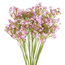 Artikel Kunstgypsophila gipskruid in paars L68cm 4 st