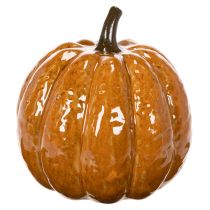 Artikel Keramische pompoen Halloween LED-decoratie 15 cm