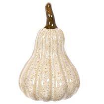 Artikel Decoratieve keramische pompoen, herfsttafeldecoratie, 12 cm