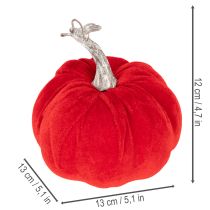 Artikel Stoffen pompoen als tafeldecoratie, herfstdecoratie, 13 cm, 3 stuks