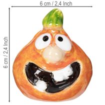Artikel Decoratieve pompoenfiguurtjes als leuke herfstdecoratie, 6 cm, 2 stuks