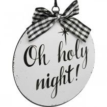 Artikel Decoratieve hanger kerstboombol metaal vintage Ø15cm 3 st