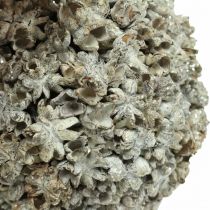 Artikel Kerstdecoratie Kerstbal witte sneeuwbal Ø10cm