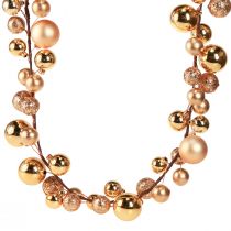 Artikel Bolslinger Kerstslinger Kerst goud 160cm