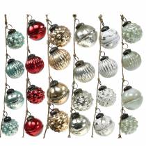 Artikel Kerstdecoratie slinger kerstboomballen 120cm