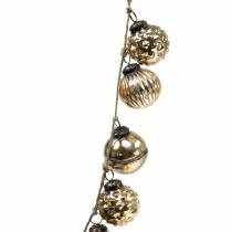 Artikel Kerstversieringsslinger kerstboomballen goud 120cm