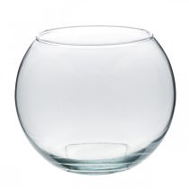 Bolvaas glazen vaas helder ronde tafelvaas bloemenvaas Ø18cm H14cm