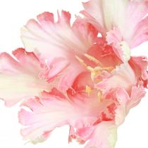Artikel Kunstbloem papegaaitulp kunsttulp roze 69cm