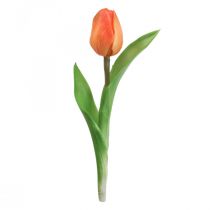 Artikel Kunstbloem Tulp Oranje Real Touch lentebloem H21cm