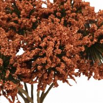 Artikel Kunstbloemen bruine sierbloemen in een bos van 4 stuks