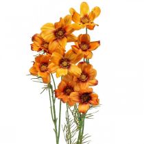 Artikel Kunstbloemen Cosmea Oranje sieradenmandje H51cm 3 st
