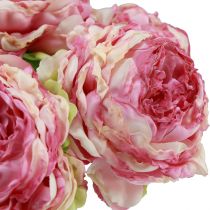 Artikel Kunstbloemen Decoratie Kunstpioenen Roze Antiek 27cm 7 st