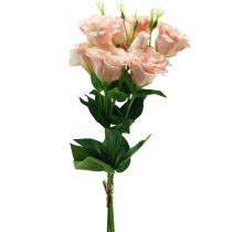 Artikel Kunstbloemen Eustoma Lisianthus roze 52cm 5st