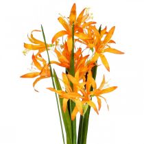 Artikel Kunstbloemen Nerine Oranje Guernsey Lelies Herfstbloemen 48cm