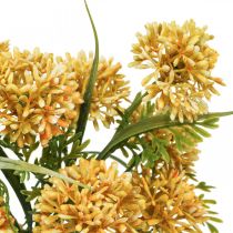 Artikel Kunstbloemen Geel Allium Decoratie Sierui 34cm 3 stuks in bos