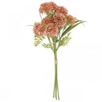 Artikel Kunstbloemen roze allium decoratie sieruien 34cm 3st in bos