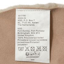 Artikel Imitatiebont decoratieve bont ronde tafelloper bonttapijt beige Ø38cm