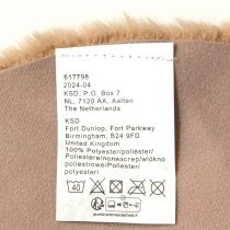 Artikel Imitatiebont sierbont ronde tafelloper bonttapijt bruin Ø38cm