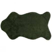 Artikel Nepbont groen decoratief bont tafelloper bonttapijt 50×90cm