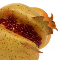 Kunst fruit granaatappel met zaden Ø6cm - Ø7cm L18cm