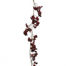 Slinger van bessen, kersttak, bes, rode winterbes L180cm