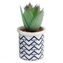 Artikel Kunstplanten vetplanten kunstmatige groene plant 9-12,5 cm 4st