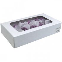 Artikel Kunstrozen lila wasrozen decoratieve rozen was Ø6cm 18 st