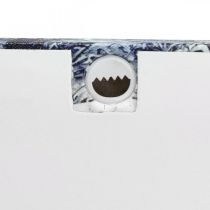 Artikel LED foto winterlandschap park met lantaarns LED muurschildering 58x38cm