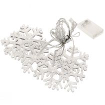 Artikel LED raamdecoratie Kerst koud wit voor batterij 25×90cm