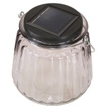 Artikel LED Tuinlamp Glas Solar voor Hangend Paars Ø10.5cm 2st