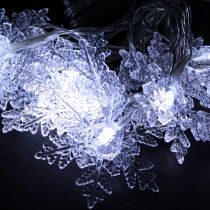 Artikel LED slinger sneeuwvlokken buiten koud wit 24 LED 460cm