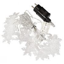 Artikel LED slinger sneeuwvlokken buiten koud wit 24 LED 460cm