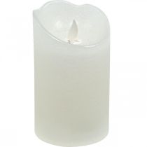 LED kaarsvet stompkaars warm wit Ø7,5cm H12,5cm