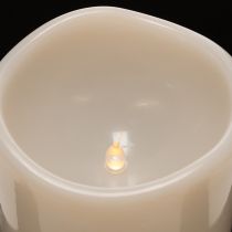 Artikel Grote LED-kaars op batterijen met timer, warm wit, voor buiten, 25 cm