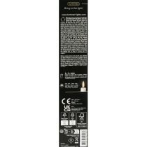 Artikel LED-kaarsen, witte taps toelopende kaarsen, warm wit was, 24,5 cm, 2 stuks