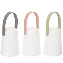 Artikel Lamp met handvat, draagbare LED-lamp voor binnen- en buitengebruik, 22 cm, 3 stuks