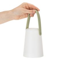 Artikel Lamp met handvat, draagbare LED-lamp voor binnen- en buitengebruik, 22 cm, 3 stuks