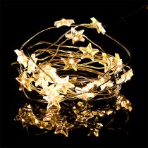 Artikel LED-lichtdraad sterren LED-lichtketting 20st 2,3m warm wit 6st