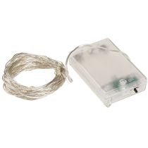 Artikel LED-lichtketting 100 Micro LED warmwit timer 4 stuks