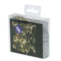 Artikel LED-lichtsnoer 20 binnen 2m warm wit timer op batterijen 6 stuks