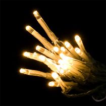 LED lichtketting 20 cm 275cm met batterij warm wit