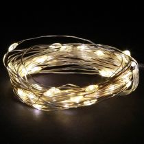 Artikel LED-lichtsnoer 40 micro-LED&#39;s warm witte timer voor batterij 6 stuks