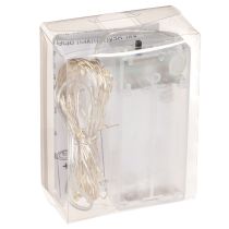 Artikel LED-lichtsnoer voor binnen, werkt op batterijen, warm wit, 30 LED's, 3 meter, 6 stuks