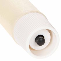 Artikel LED-kaars in wit met warm wit licht, 24 cm, met timer, 2 stuks