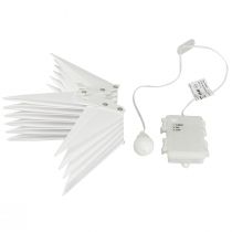 Artikel LED ster 3D wit timer batterij buiten Ø30cm H74cm