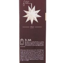Artikel Kerstster LED-decoratie om op te hangen, warm wit, voor binnen, 38 cm