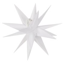 Artikel Decoratieve LED-ster, warm wit, voor buiten, met timer, 40 cm