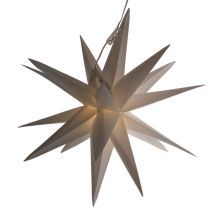 Artikel Decoratieve LED-ster, warm wit, voor buiten, met timer, 40 cm