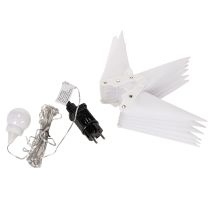 Artikel Decoratieve LED-ster, warm wit, voor buiten, met timer, 40 cm