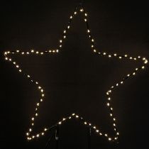 Artikel LED ster staand metaal 100 Micro LED warm wit Ø37cm